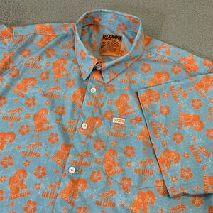 Dixxon Flannel The Mai Tai Shirt Mens 3XL Button Down Party Wear Performance